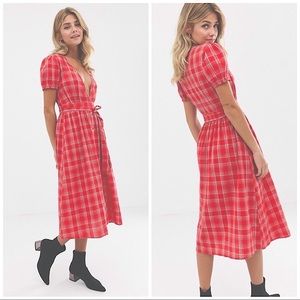 INFLUENCE | GINGHAM MIDI DRESS